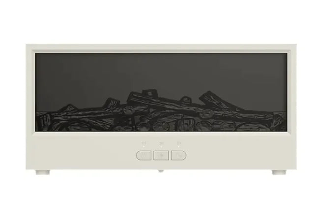 Aromatherapie Diffuser met Realistisch 3D Vlam Effect & Ultrasone Luchtbevochtiger