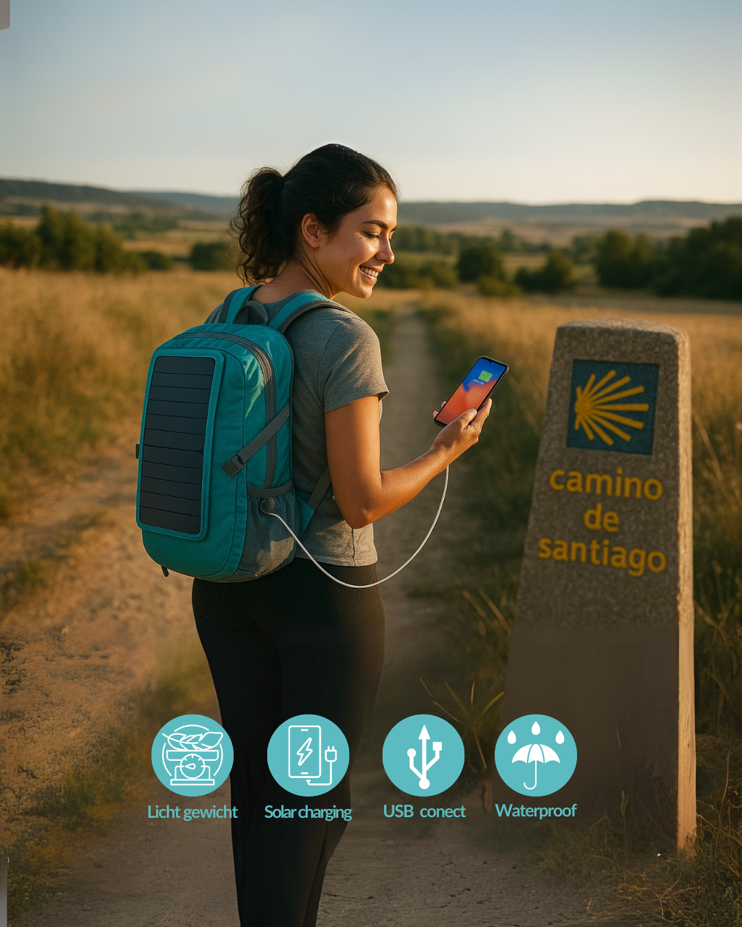 Solar Backpack - Ideaboa