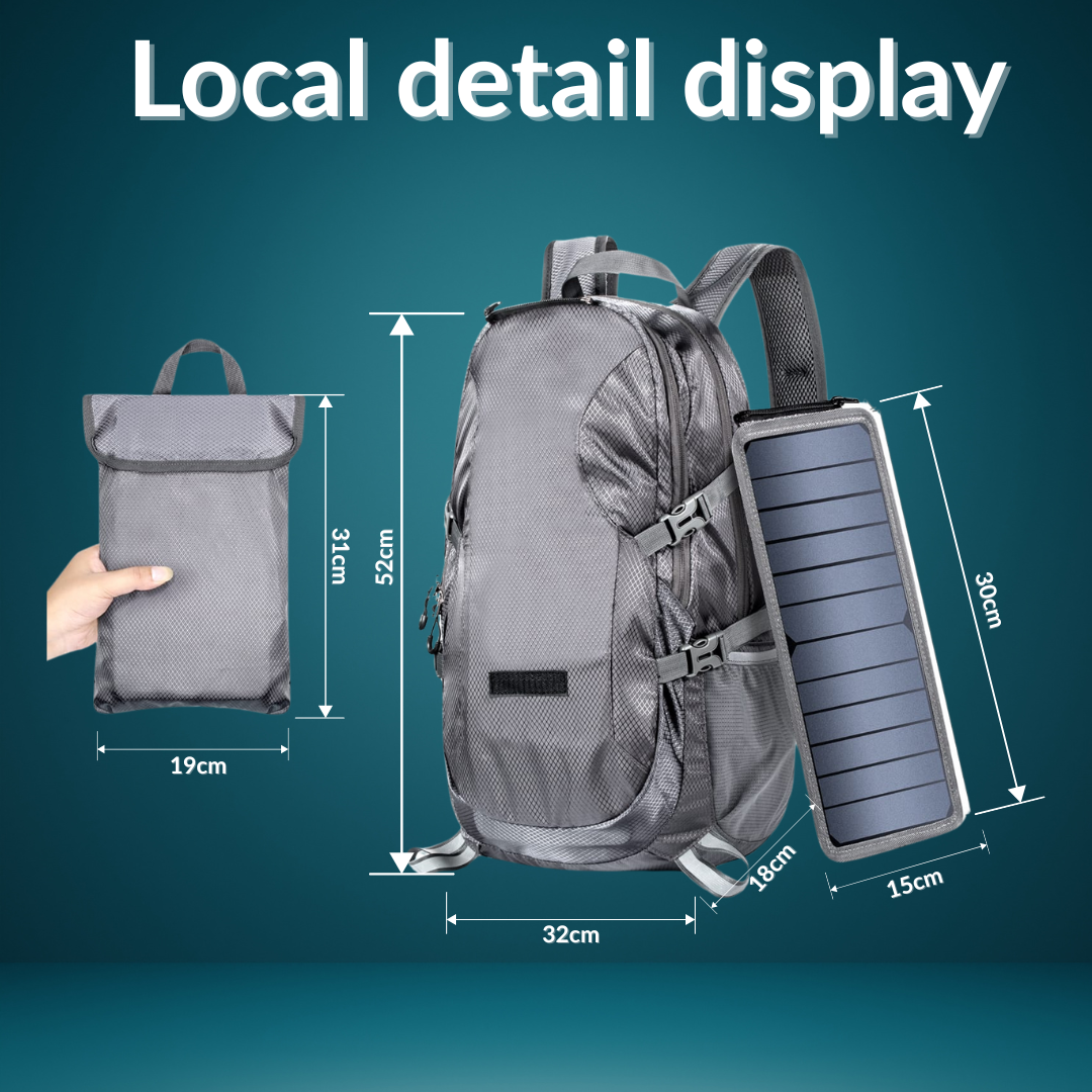 Solar Backpack - Ideaboa