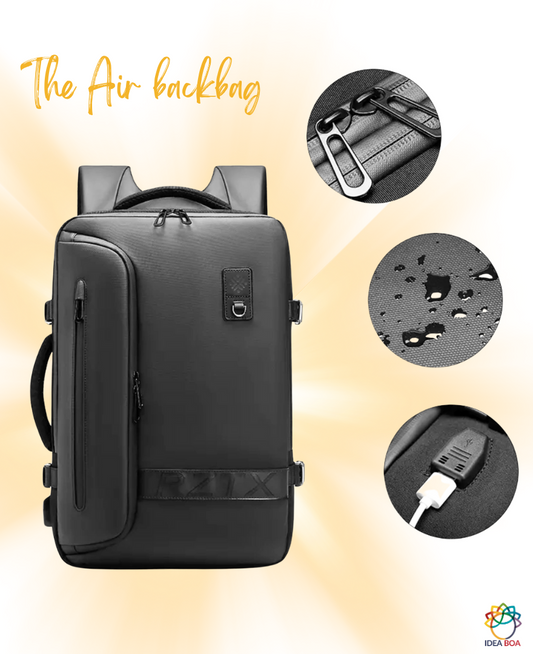 Air Backbag - Slimme rugzak met vacuümcompressie voor maximale opbergruimte