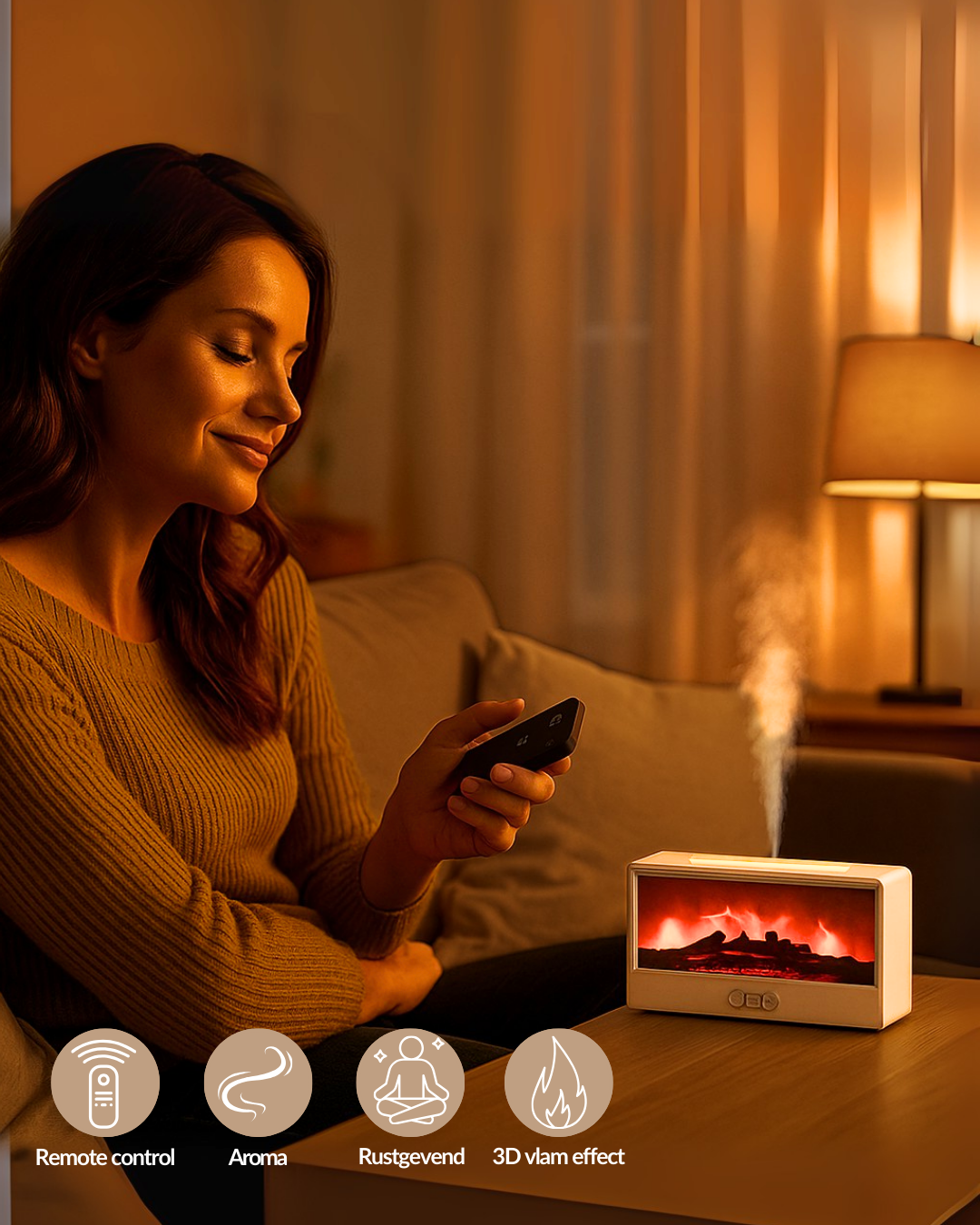 Aroma 3D Vlam Diffuser - Ideaboa