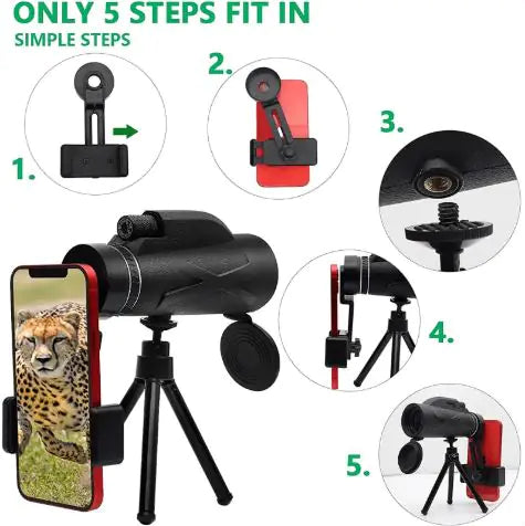 12x Zoom Telescoop Lens voor Smartphone - Perfect voor Fotografie op Afstand