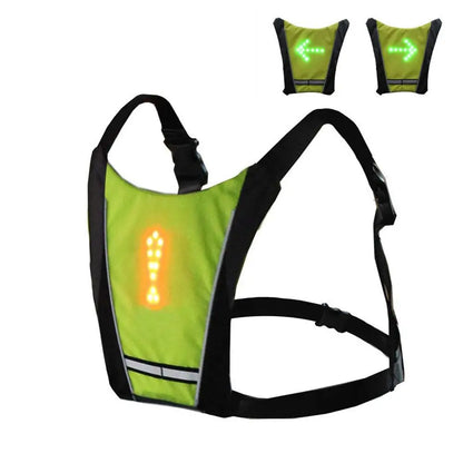 LED Safety Vest for Cyclists - Increased Visibility - Idea boa