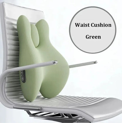 Ergonomisch kussen voor de rug met warmte en massage.
